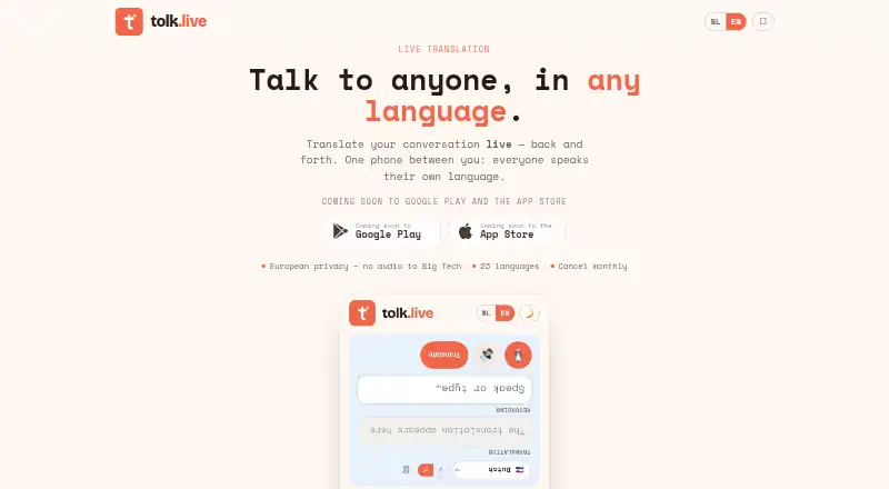 Tolk's website