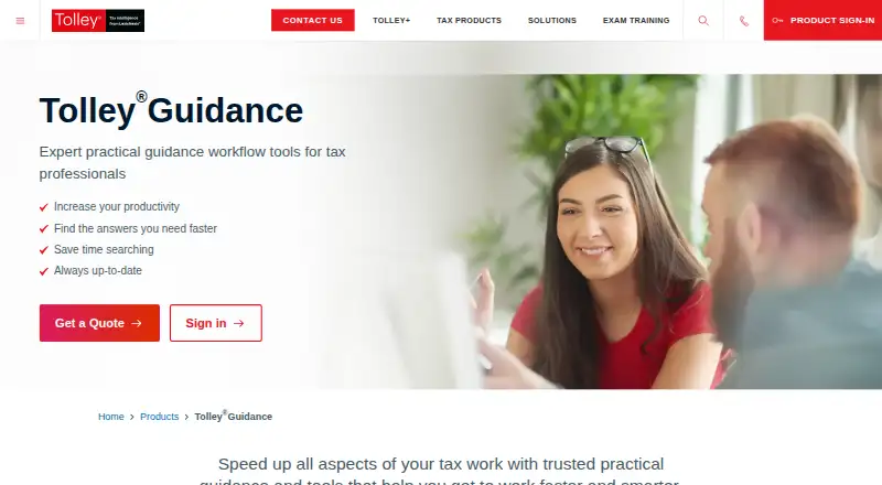 TolleyGuidance's website