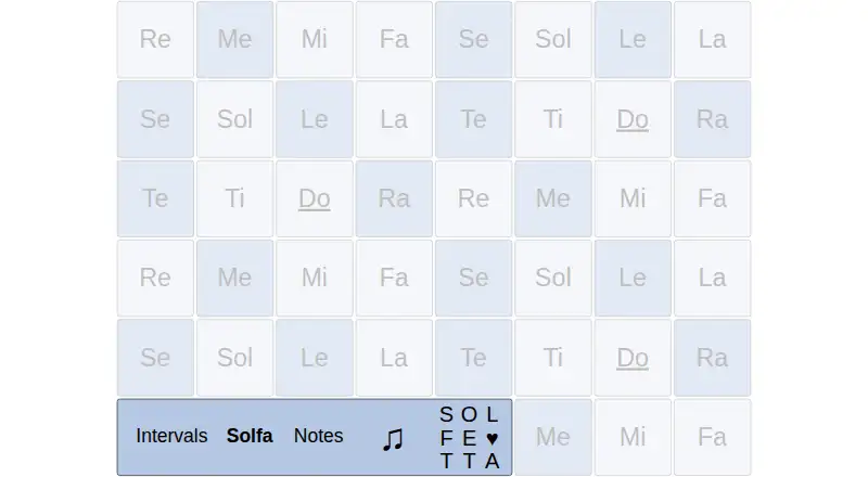 Solfetta's website