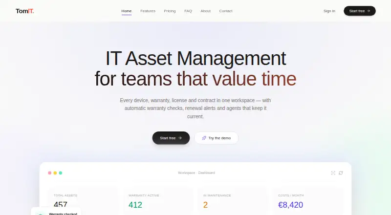 TomIT's website