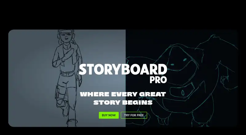 Toon Boom Storyboard Pro's website