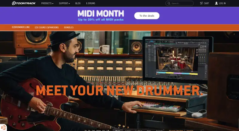 EZdrummer 3's website