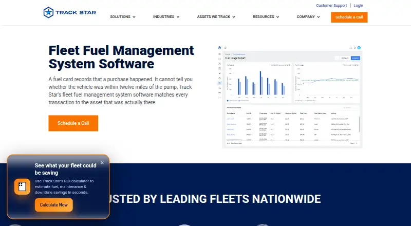Track Star Fleet Fuel Management's website