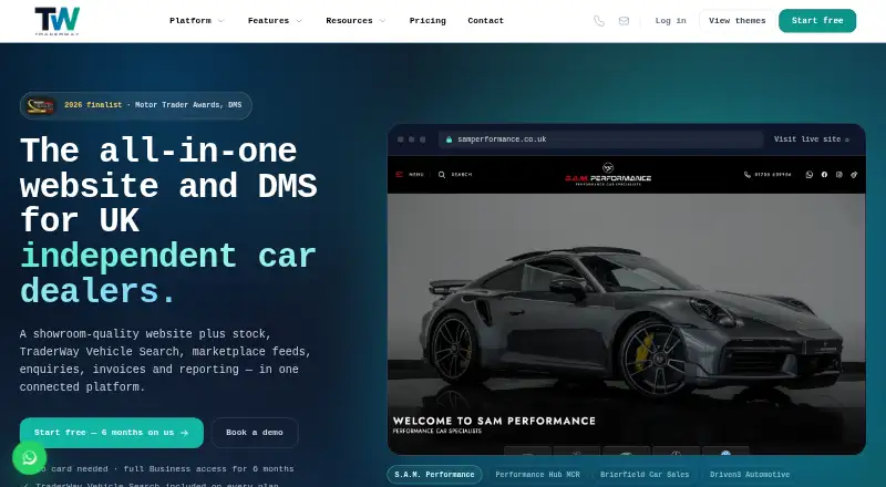 TraderWay's website