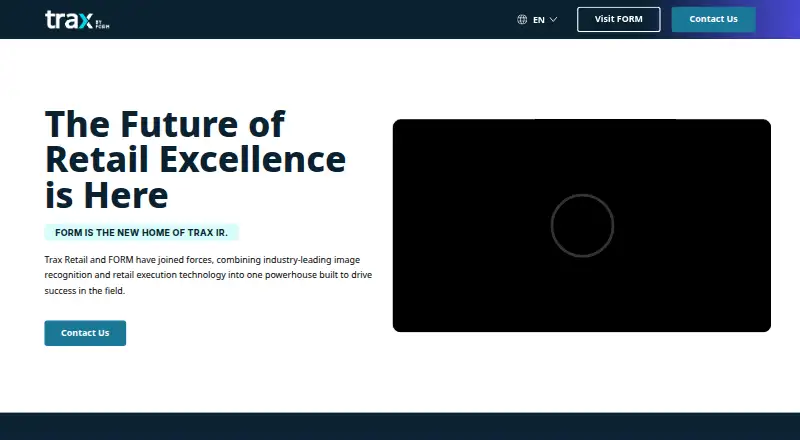 Trax Retail's website