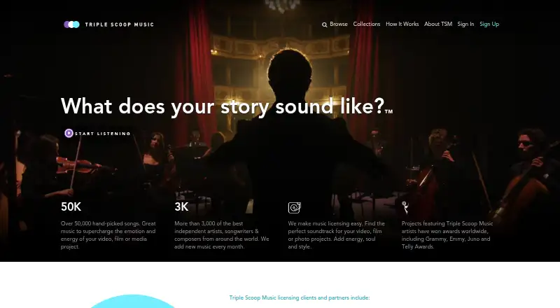 The Triple Scoop Music homepage