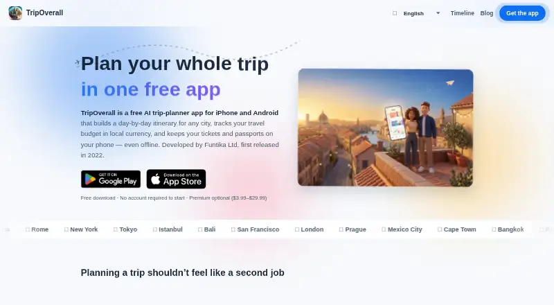 TripOverall's website