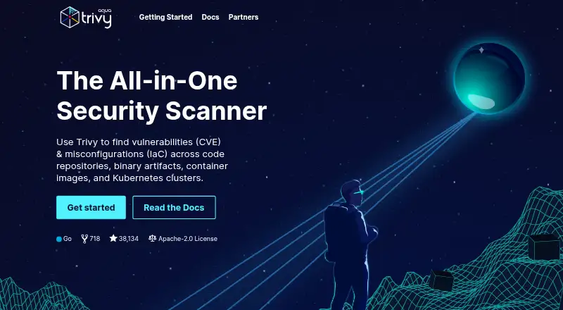 The Trivy homepage