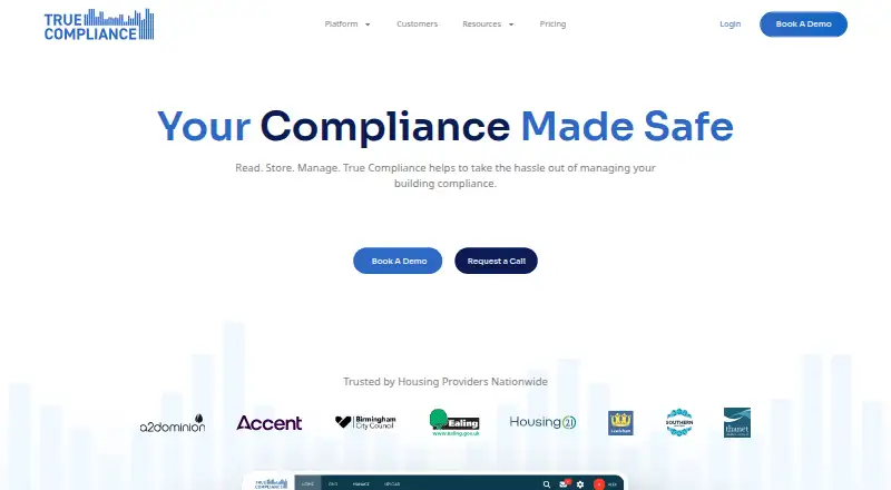 True Compliance's website