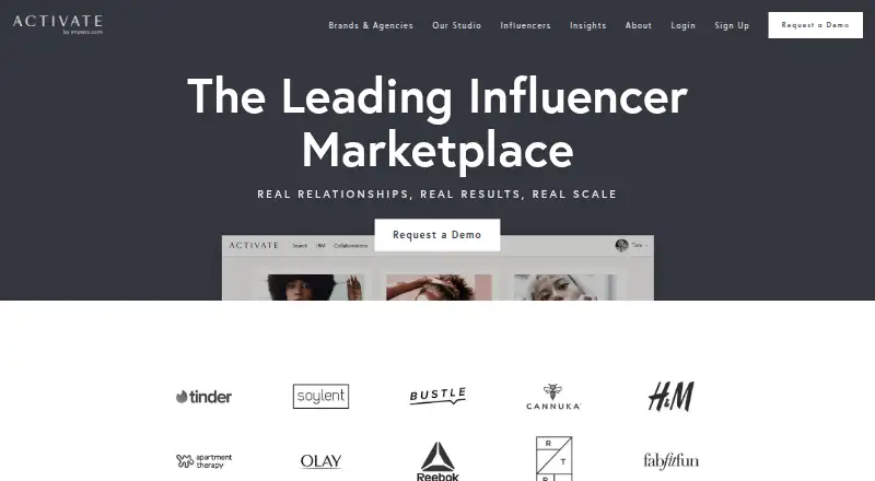 The ACTIVATE homepage