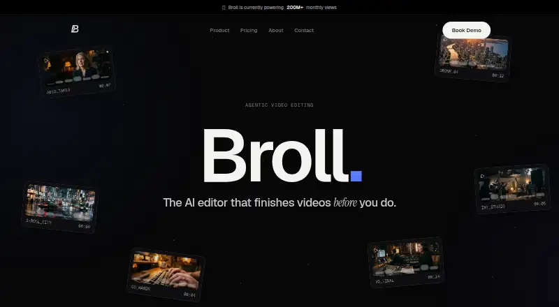 The Broll homepage