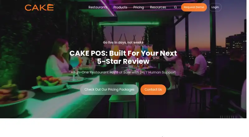 The CAKE homepage