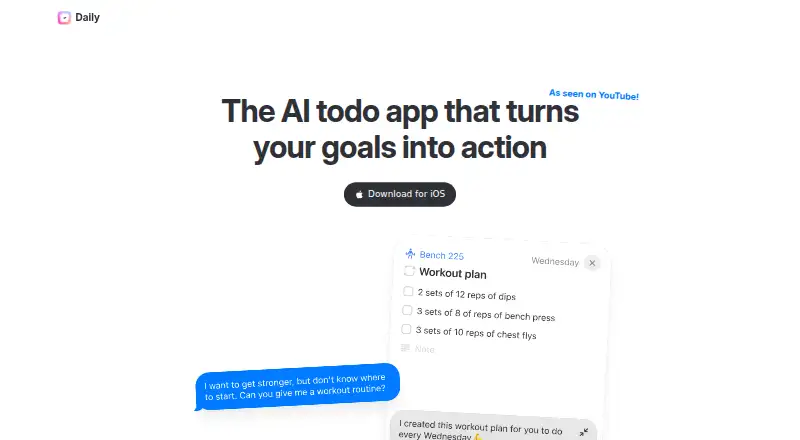 The Daily homepage