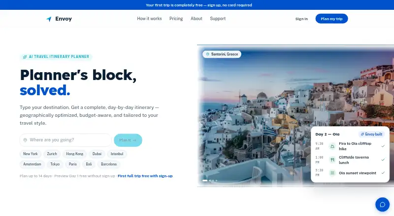 Envoy's website