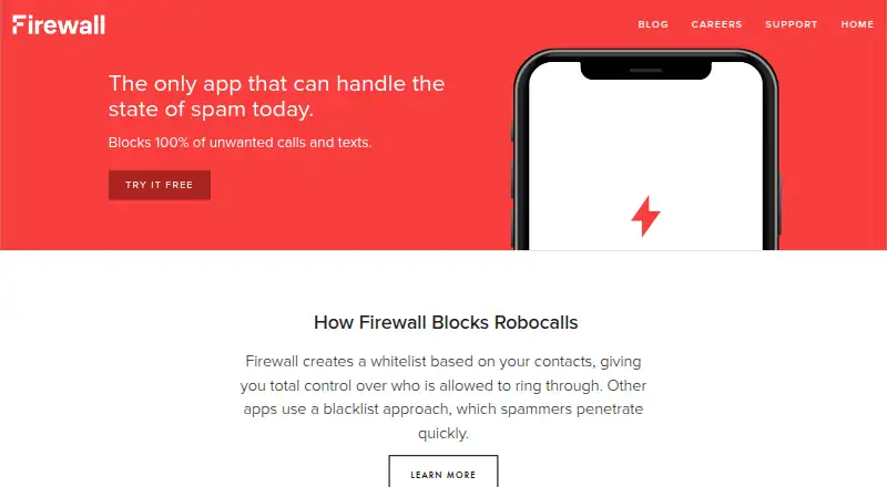 Firewall's website