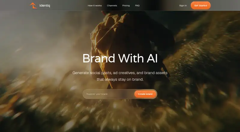 The Identiq homepage