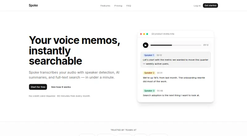 Spoke's website