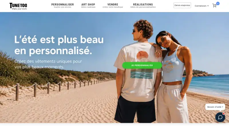 Tunetoo's website