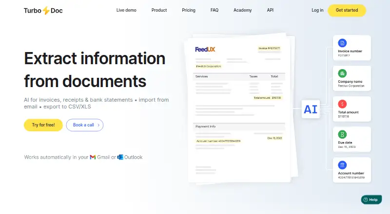 TurboDoc's website
