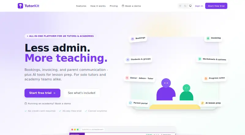 TutorKit's website