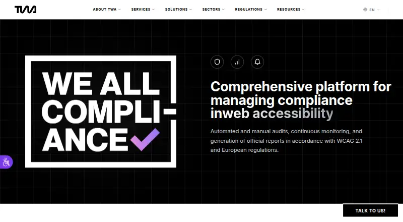 We All Compliance's website