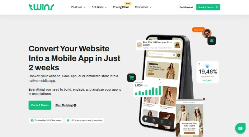 The Twinr homepage