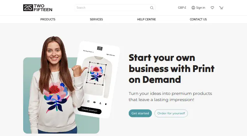 Two Fifteen's website