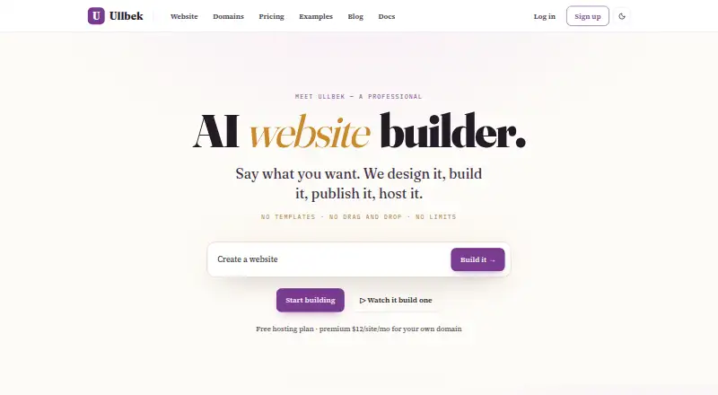 Ullbek's website