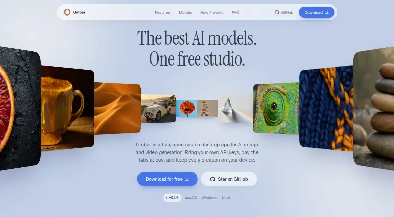 The Umber homepage