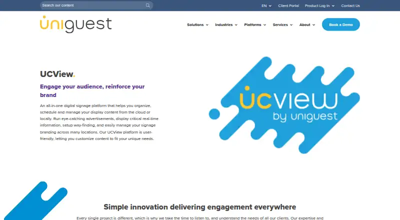 UCView's website
