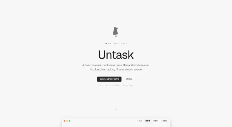 Untask's website