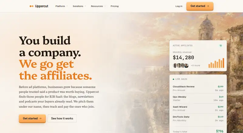 The Uppercut homepage