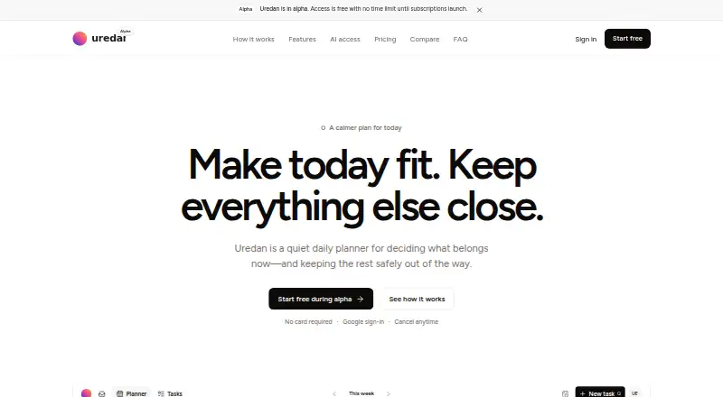 Uredan's website