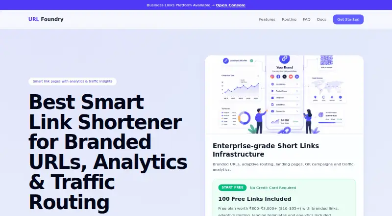 URL Foundry's website