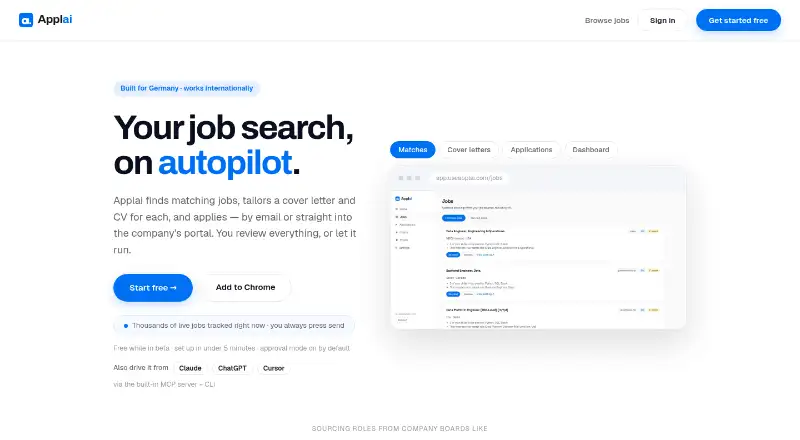 Applai's website