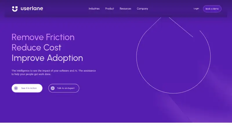 Userlane's website