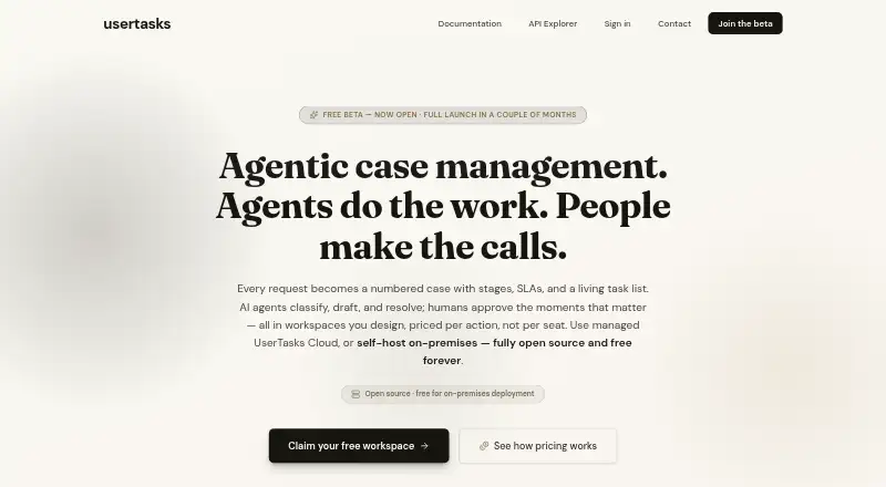 UserTasks's website