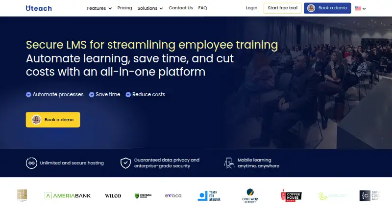 Uteach's website