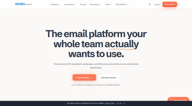 Utobo's website