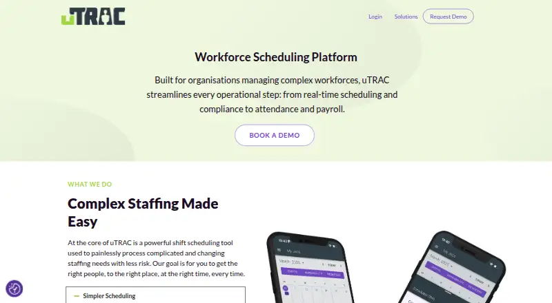 The uTRAC homepage