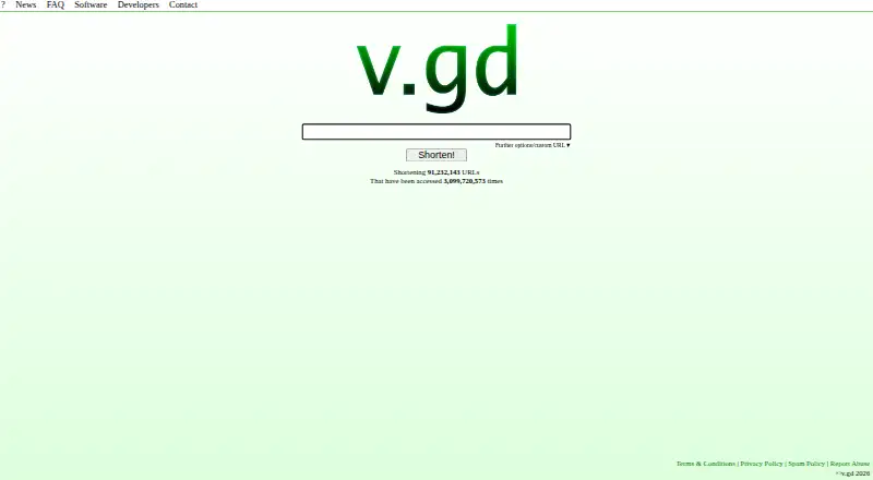 v.gd's website