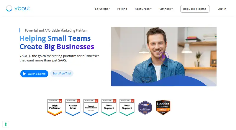 The VBOUT homepage