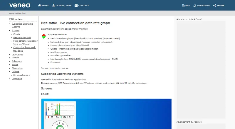 NetTraffic's website