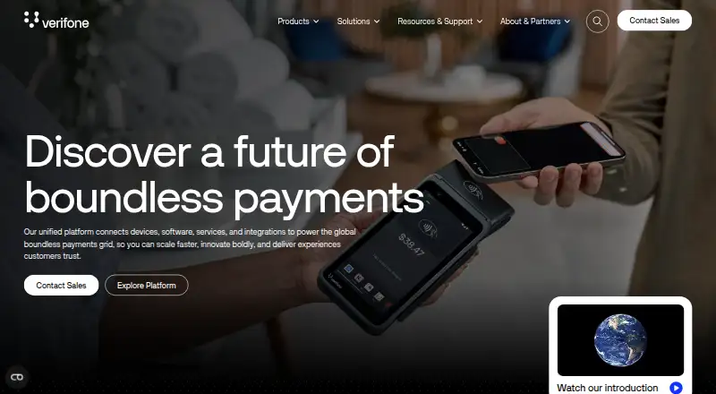Verifone Commander's website