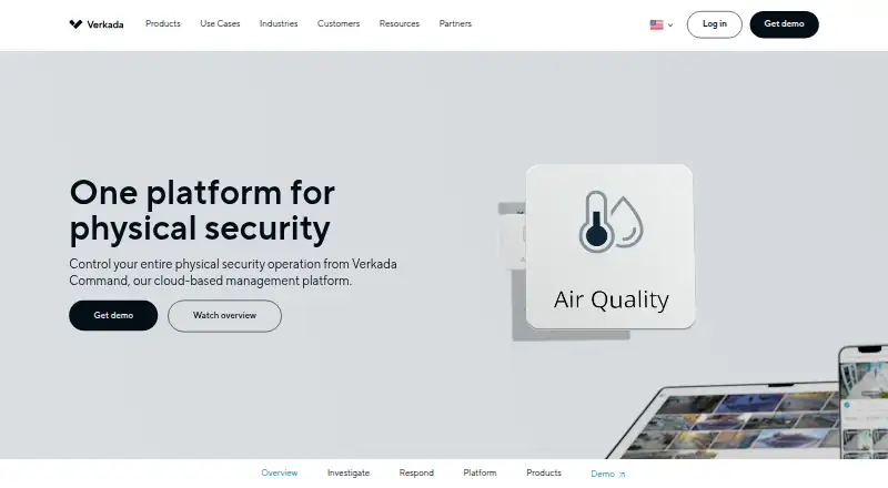 Verkada Command's website