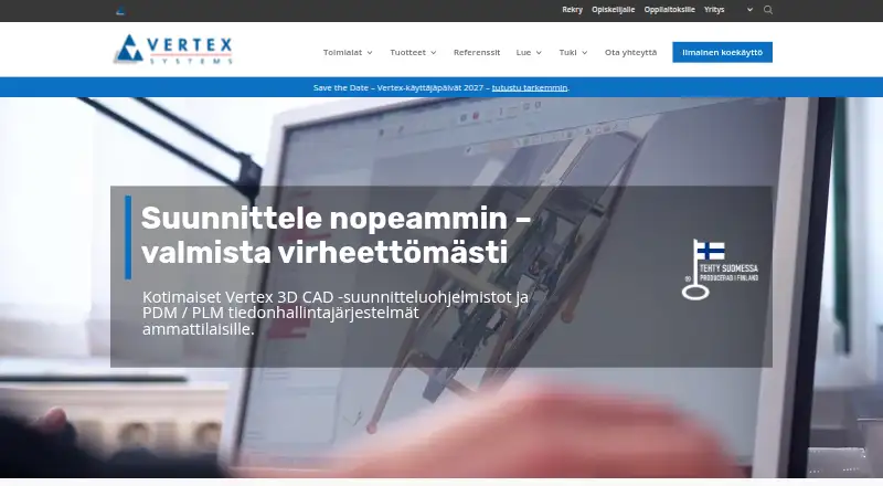 Vertex BD Architectural's website