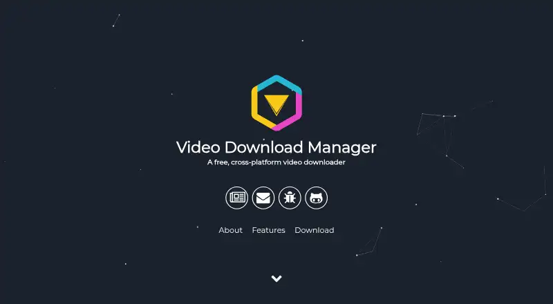 Video Download Manager (VDM)'s website