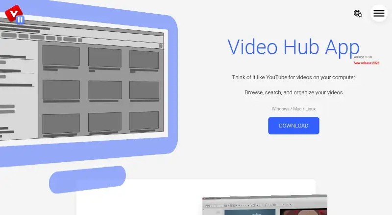 Video Hub App's website