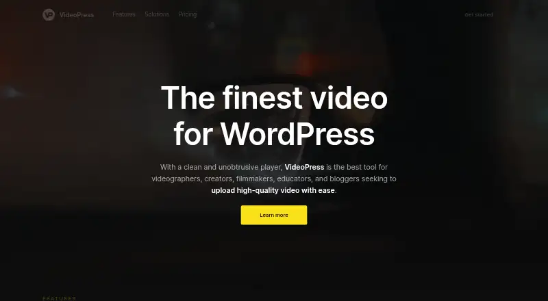 VideoPress's website