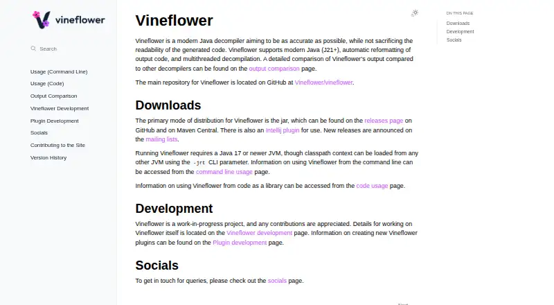 Vineflower's website